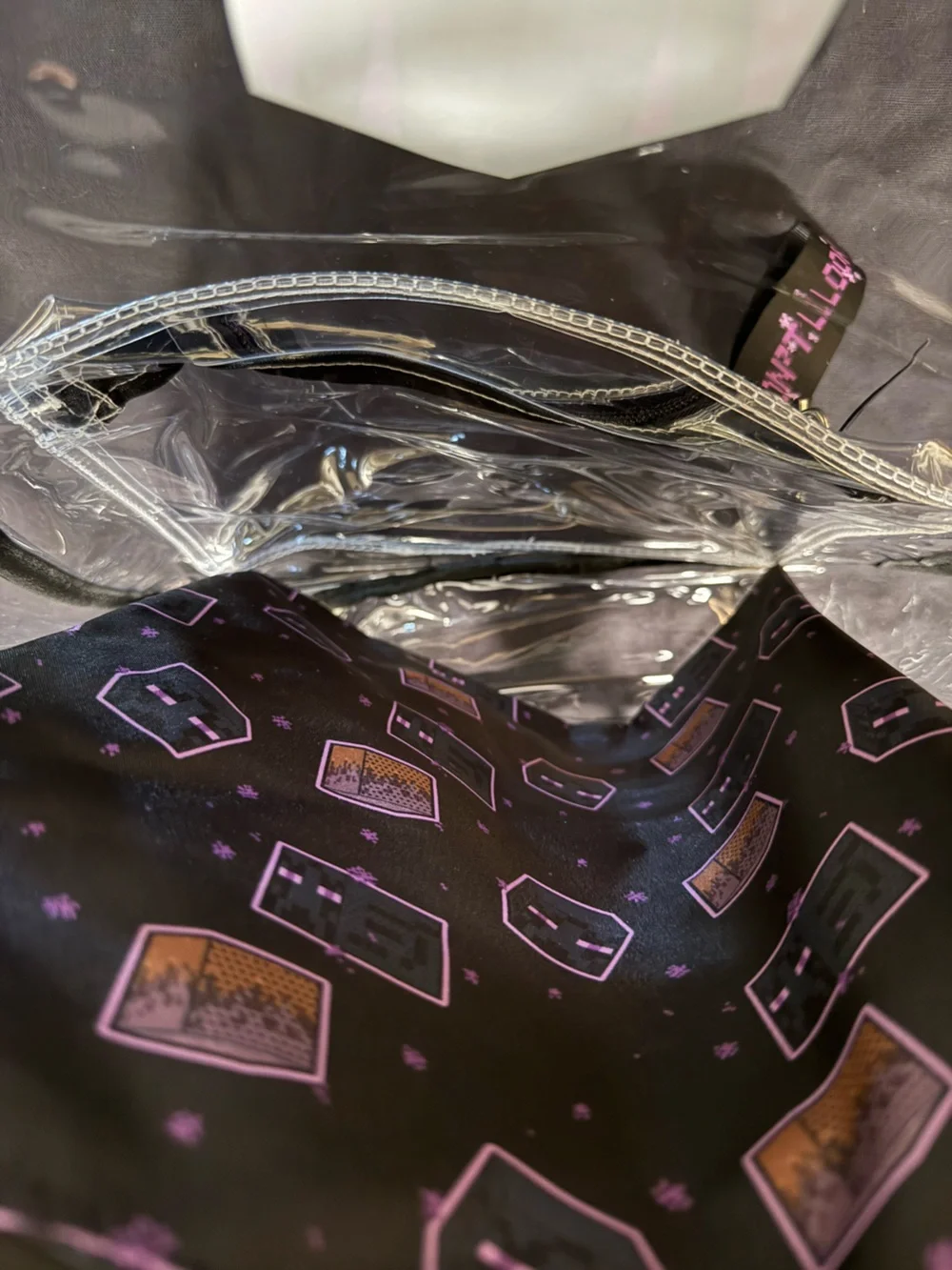 Minecraft ENDERMAN 16” School Clear Backpack | NWT